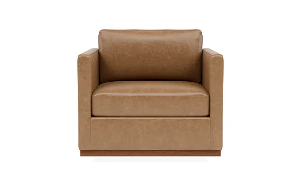Jasper Leather Swivel Chair