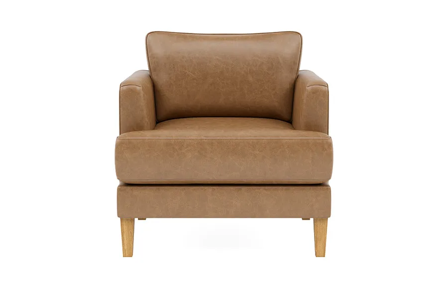 Winslow Leather Petite Chair 