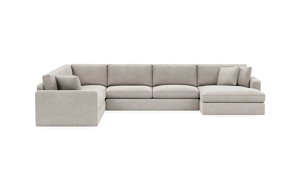 James 4-Piece 5-Seat Corner Chaise Sectional Right