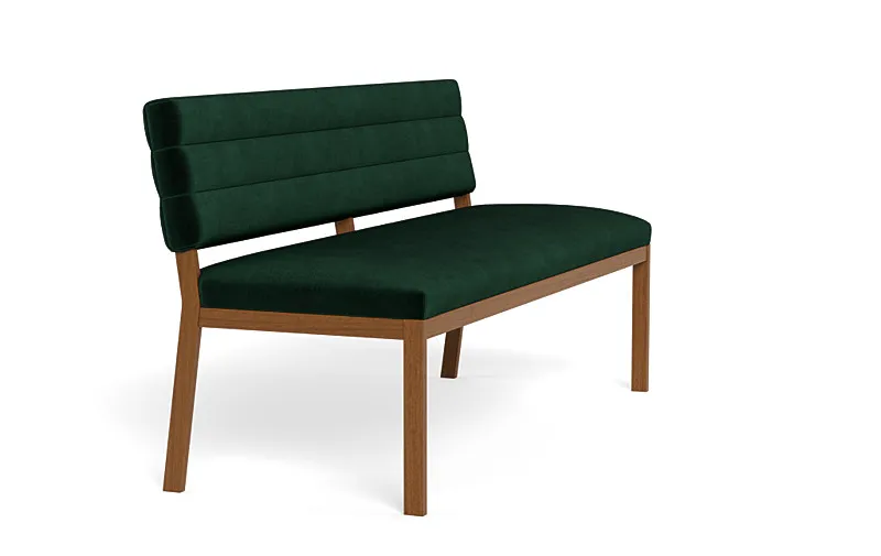 Nora Wood Framed Upholstered Bench
