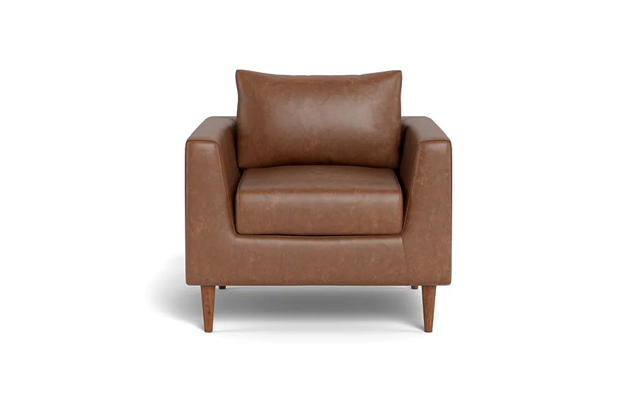 Asher Leather Petite Chair