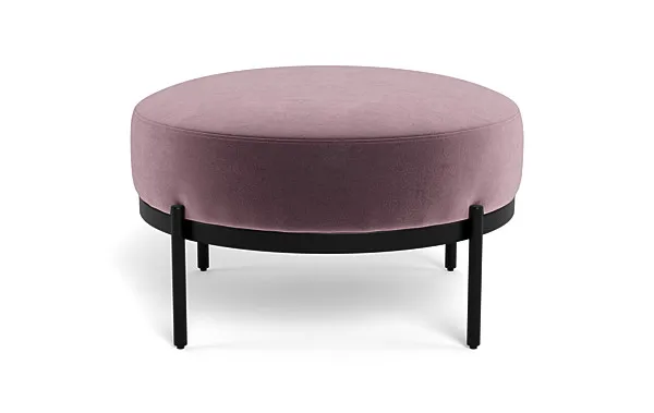 Kyle Round Stool Ottoman