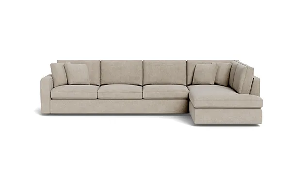 James 4-Seat Right Bumper Sectional