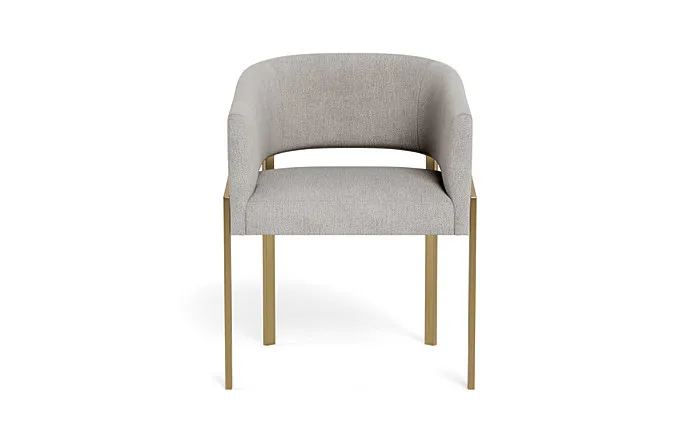 Mina Metal Framed Upholstered Chair