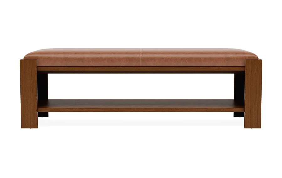 Reeve Leather Bench