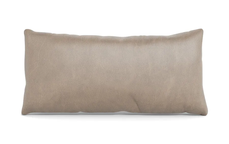 Throw Pillows Leather 14 x 30" Lumbar"