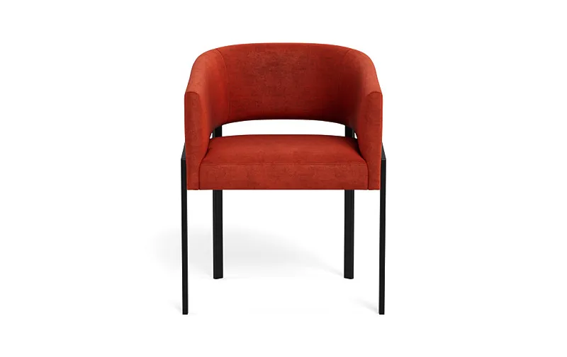 Mina Metal Framed Upholstered Chair