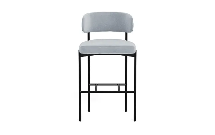 Hollis Metal Framed Upholstered Bar Stool