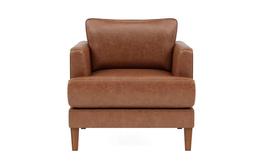 Winslow Leather Petite Chair 