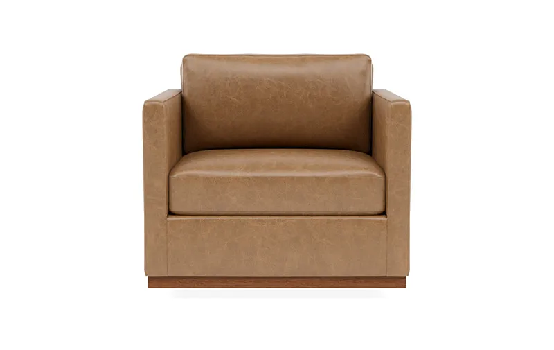 Jasper Leather Swivel Chair