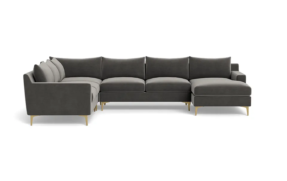 Sloan 4-Piece Corner Sectional Sofa with Right Chaise