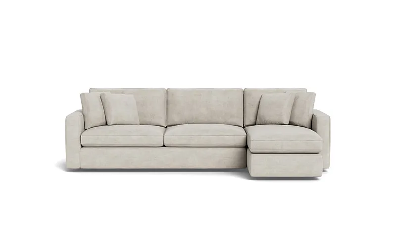 James 3-Seat Right Chaise Sleeper Storage Sectional