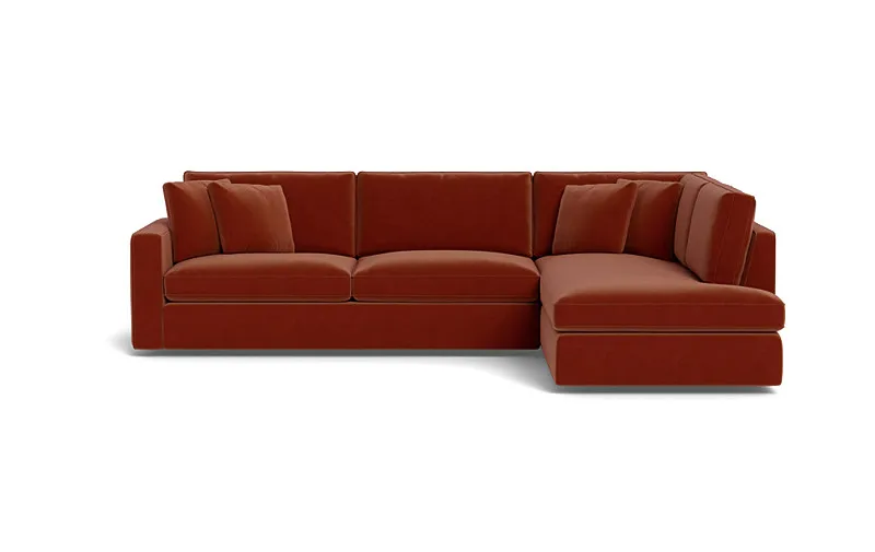 James 3-Seat Right Bumper Sectional