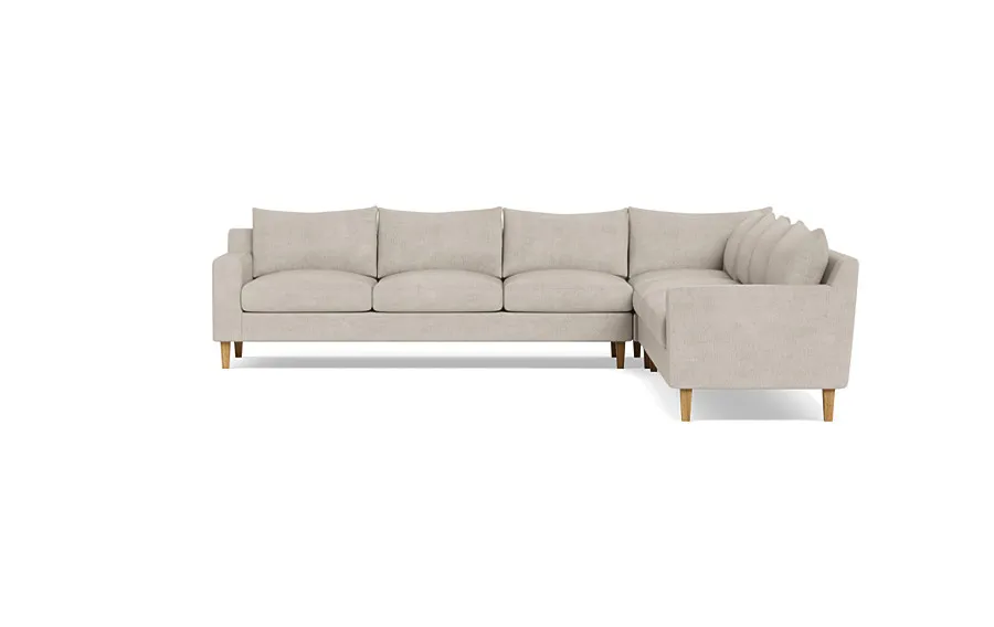 Sloan 6-Seat Corner Sectional, Down alternative