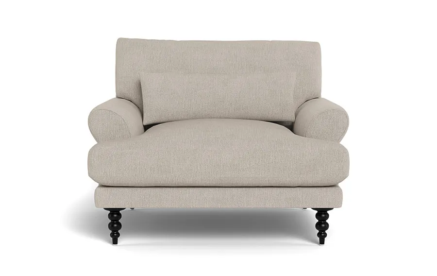 Maxwell Accent Chair / Bone Performance Antimicrobial Chenille