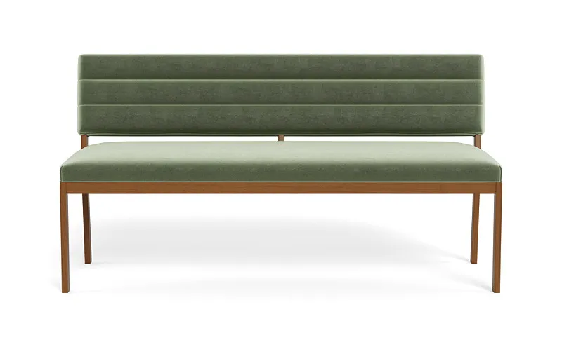 Nora Wood Framed Upholstered Bench