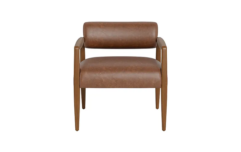 Gwen Leather Accent Chair