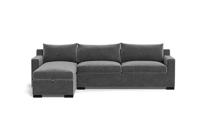 Sloan Left Chaise Sleeper Storage Sectional