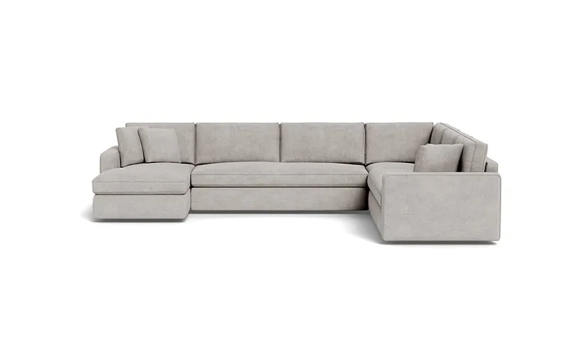 James 4-Piece 5-Seat Corner Chaise Sectional Left
