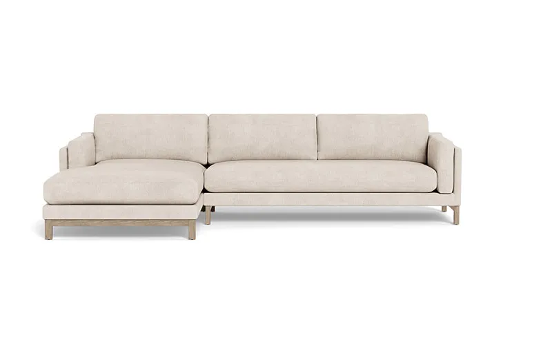 117" Gaby 3-Seat  Chaise Sectional