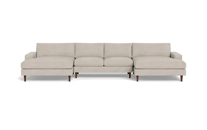 Saylor Wide Arm 3-Piece U-Sectional