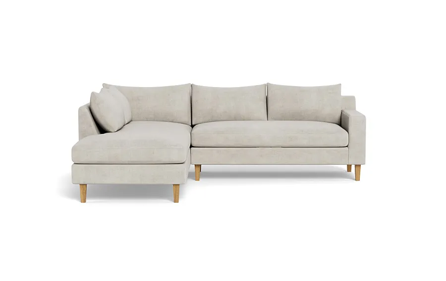 Sloan 3-Seat  Bumper Sectional,left bumper