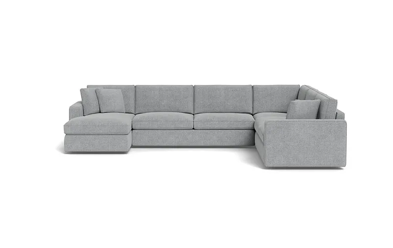 James 4-Piece 5-Seat Corner Chaise Sectional Left