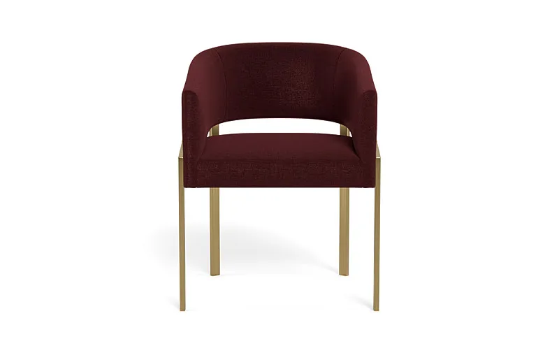 Mina Metal Framed Upholstered Chair