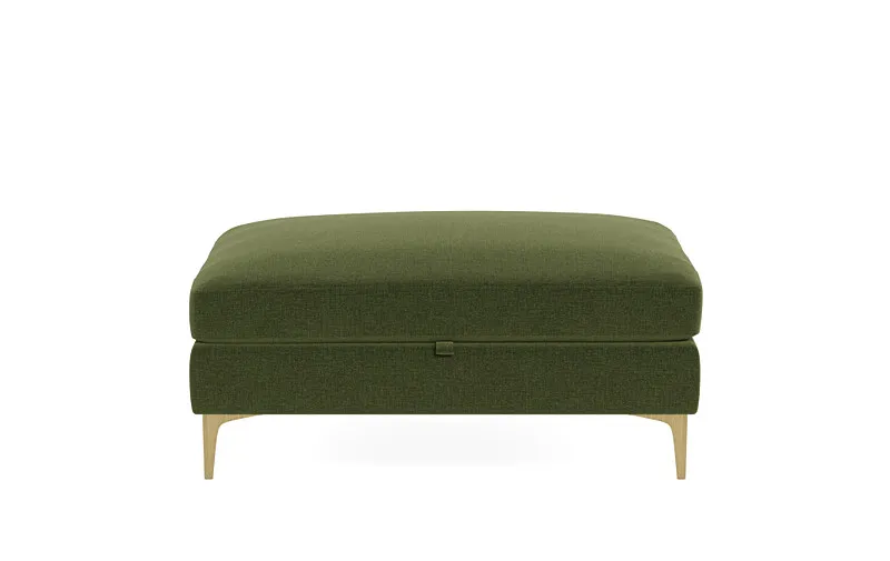 Sloan Storage Ottoman *Down alternative fill