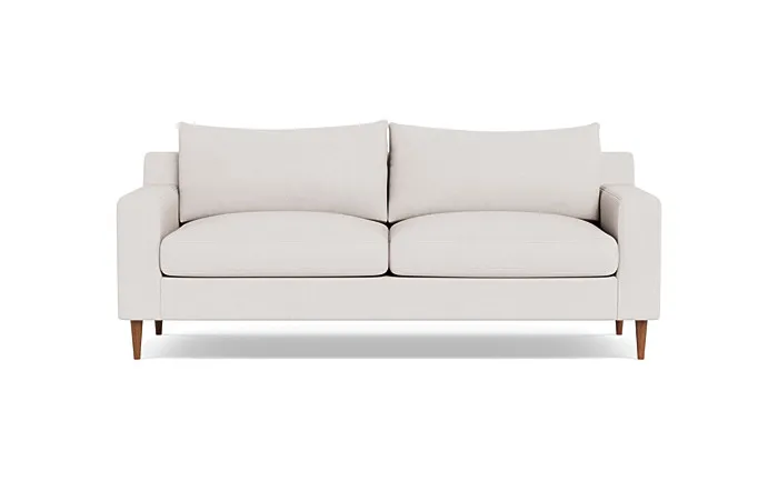 Sloan Fabric 2-Seat Sofa / Porcelain Performance Classic Weave