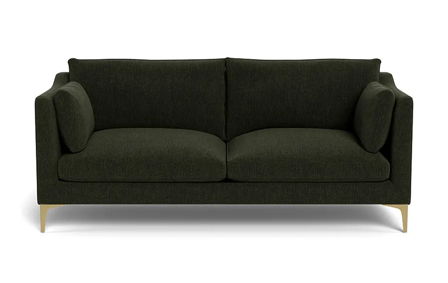 Caitlin Fabric Sofa, down alternative, 2 cushions