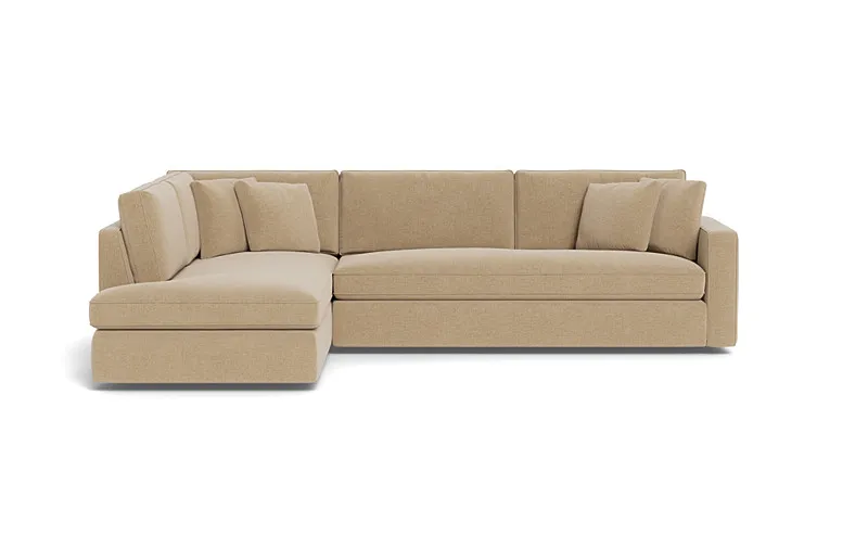 James 3-Seat Left Bumper Sectional