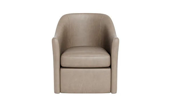 Savona Leather Swivel Chair