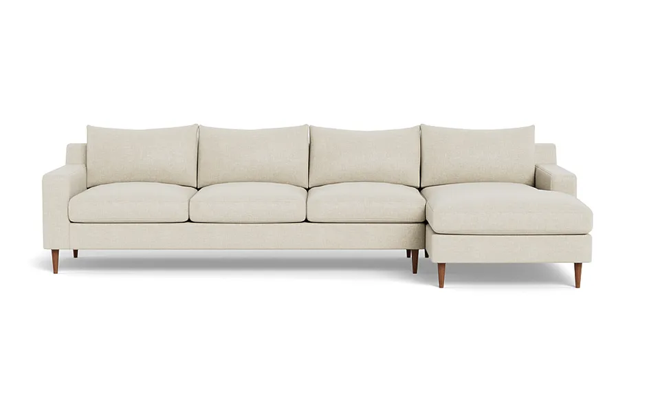 Sloan 4-Seat  Chaise Sectional (Buy Now, Decide Later)