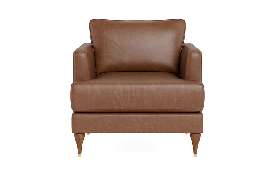 Winslow Leather Petite Chair 