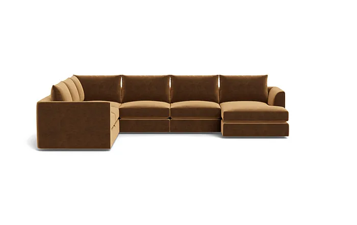 Beckham Modular 5-Seat Corner Right Chaise Sectional