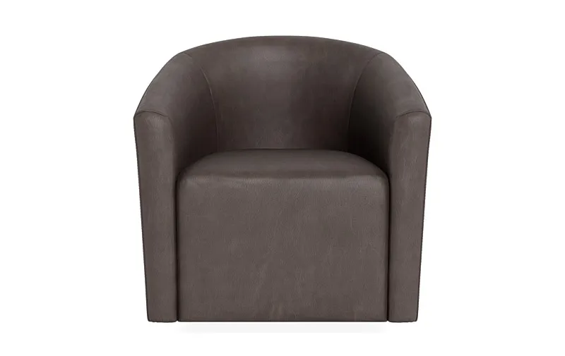Tegan Leather Swivel Chair