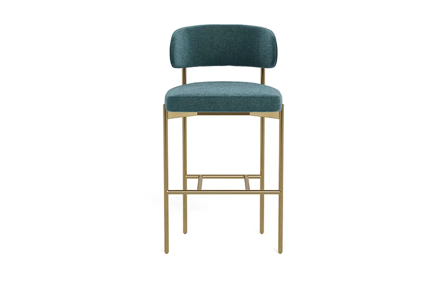 Hollis Metal Framed Upholstered Bar Stool