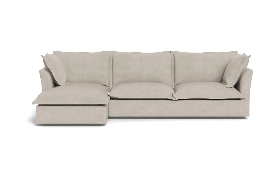 Skylar Left Chaise Sectional, 2 Cushions