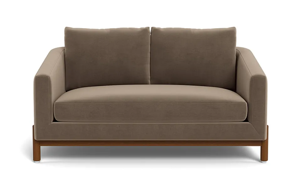 Oslo Loveseat, bench cushion, down alternative