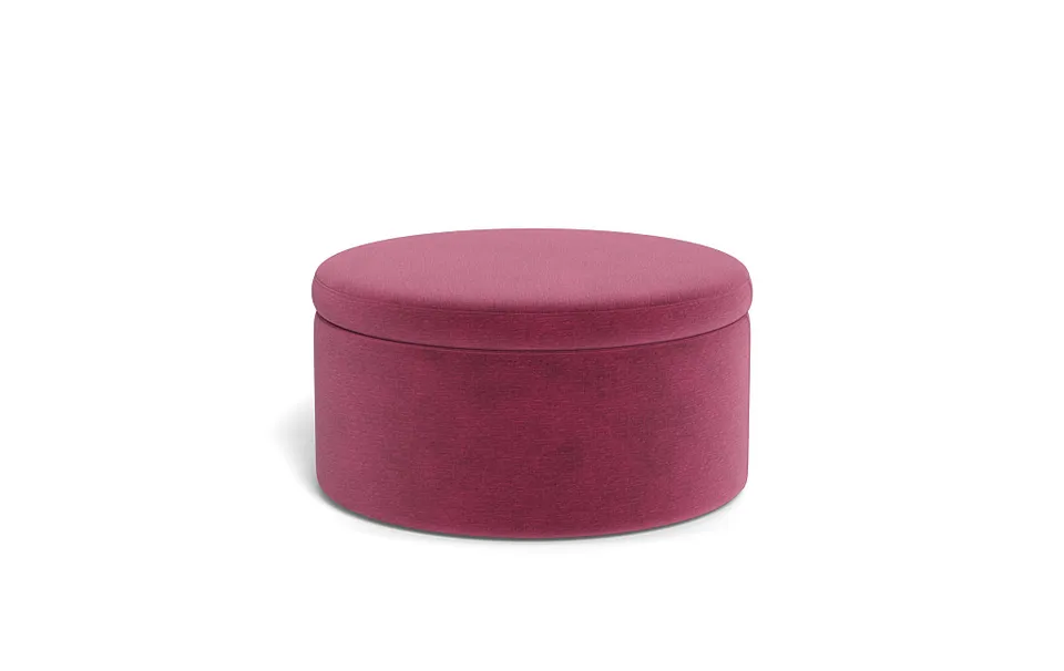 Colten Round Storage Coffee Table Ottoman