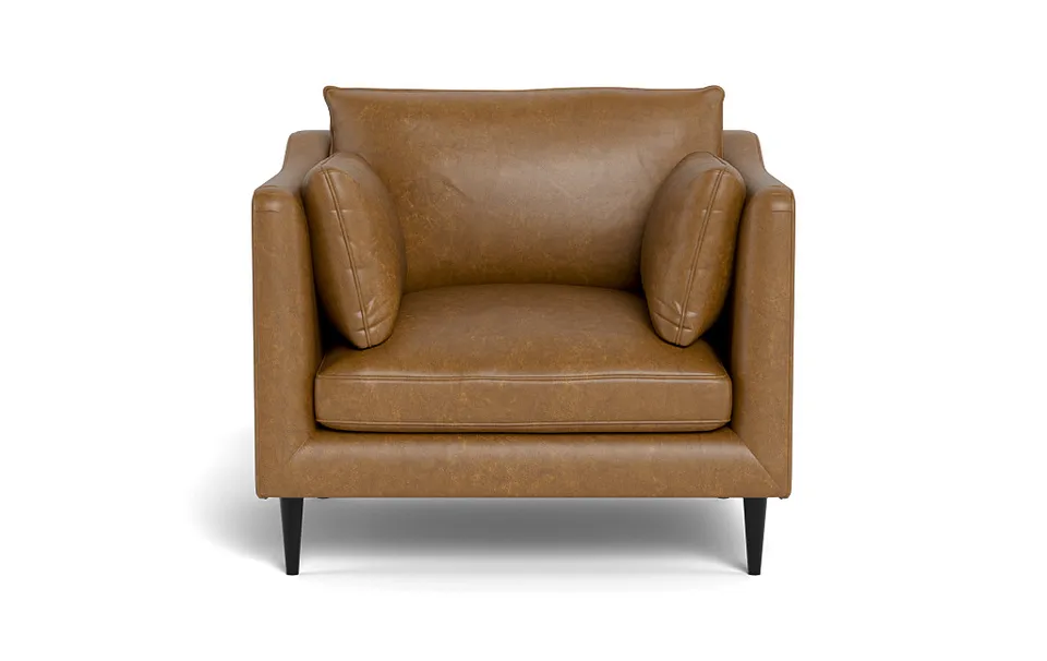 Caitlin Leather Accent Chair by The EverygirlÃ?Â®