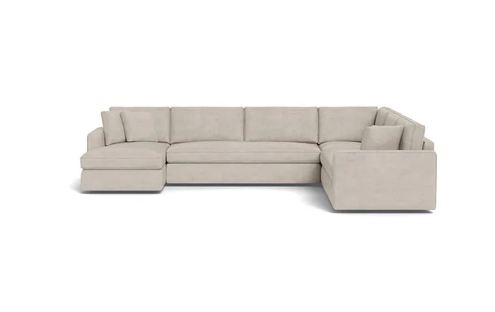 James 4-Piece 5-Seat Corner Chaise Sectional Left