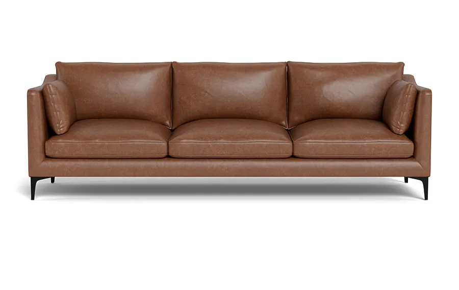 Caitlin Leather 3-Seat Sofa