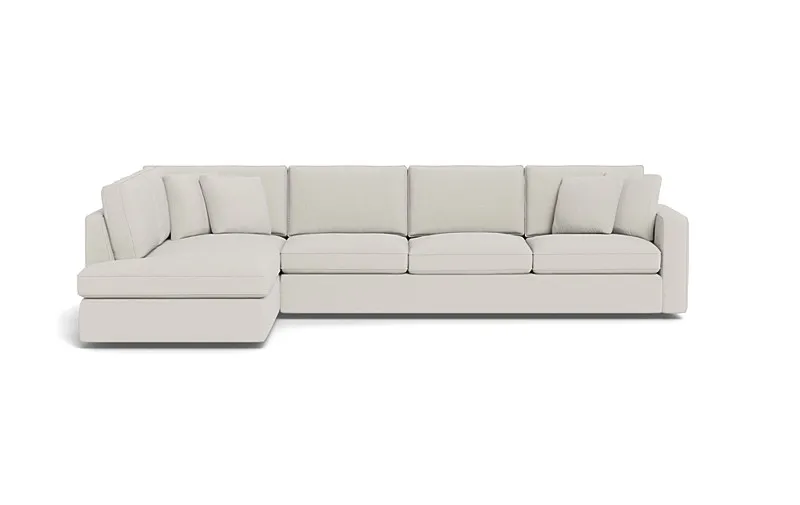 James 4-Seat Left Bumper Sectional