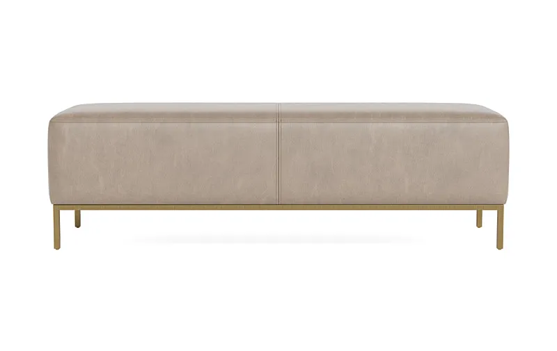 Miller Leather Bench