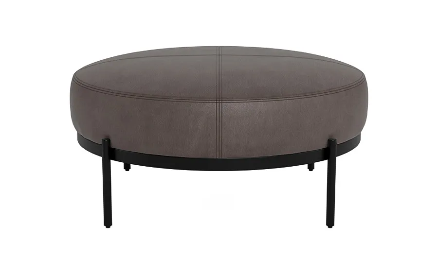 Kyle Round Coffee Table Ottoman