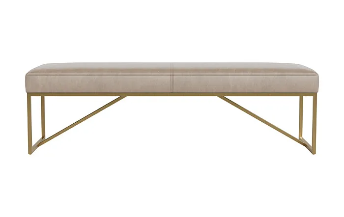 Otto Leather Bench