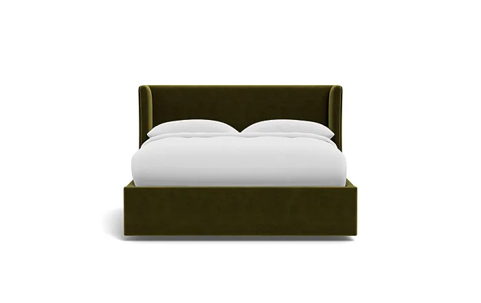 Graham Upholstered Bed with Contrast Piping and Storage Option
