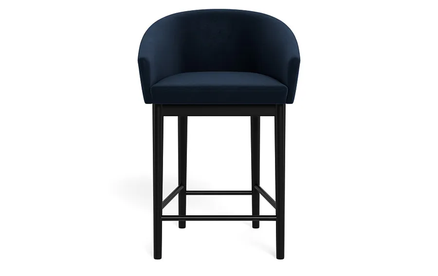 Destin Wood Framed Upholstered Stool